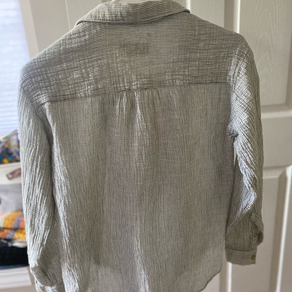 Anthropologie Collared Popover Shirt - Picture 4 of 7